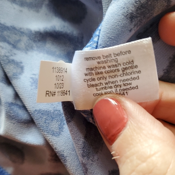 Lane Bryant Perfect Kimino Sleeve V-Neck Jersey Patterned Sz. 18/20 Jumpsuit NWT - Picture 14 of 16